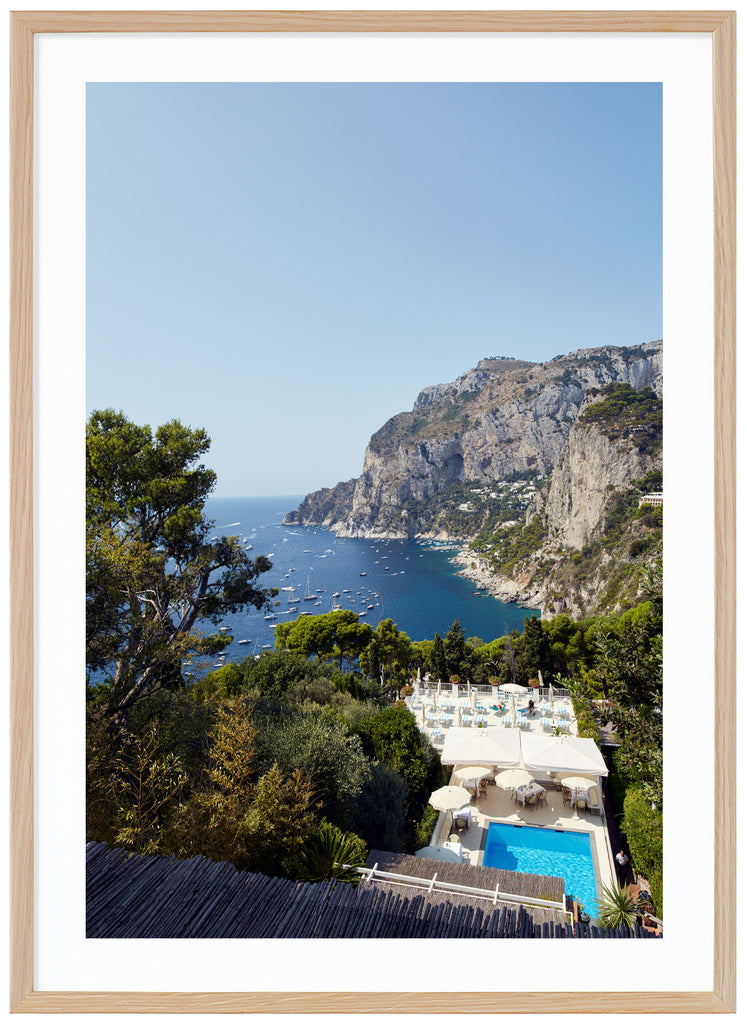 Utsikt från Villa Brunella på Capri. Ekram