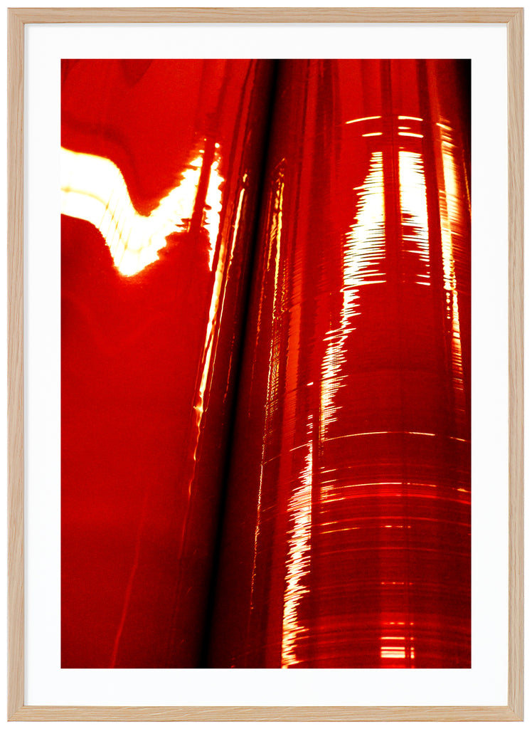 Abstrakt foto i röda toner. Ekram.